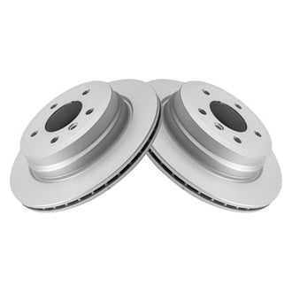 TRQ® - Plain Rear Disc Brake Rotors