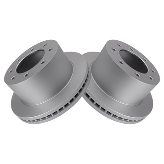 TRQ® - Plain Vented Rear Disc Brake Rotors