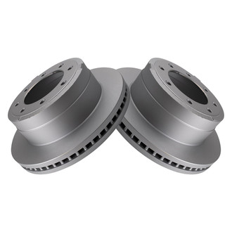 TRQ® - Plain Rear Disc Brake Rotors