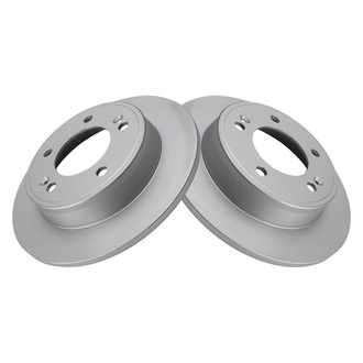 TRQ® - Plain Rear Disc Brake Rotors