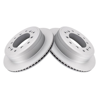 TRQ® - Plain Rear Disc Brake Rotors