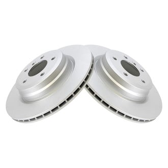 TRQ® - Plain Rear Disc Brake Rotors