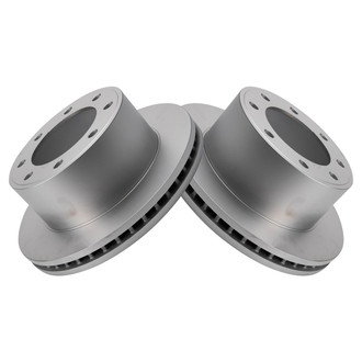 TRQ® - Plain Vented Rear Disc Brake Rotors