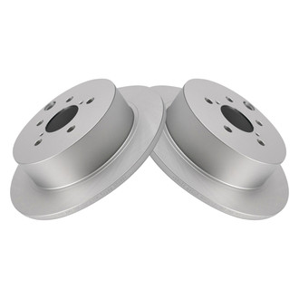 TRQ® - Plain Rear Disc Brake Rotors