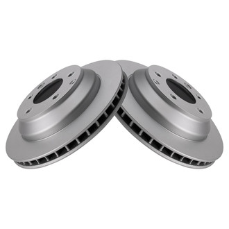 TRQ® - Plain Vented Rear Disc Brake Rotors