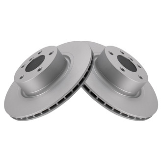 TRQ® - Plain Vented Rear Disc Brake Rotors