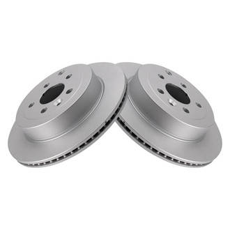 TRQ® - Plain Rear Disc Brake Rotors