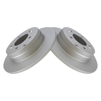 TRQ® - Plain Rear Disc Brake Rotors