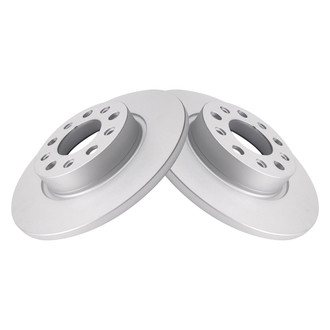 TRQ® - Plain Rear Disc Brake Rotors