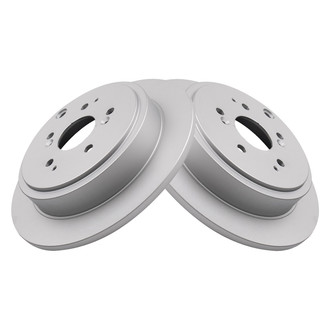 TRQ® - Plain Rear Disc Brake Rotors