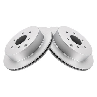 TRQ® - Plain Rear Disc Brake Rotors