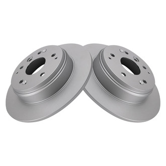 TRQ® - Plain Rear Disc Brake Rotors