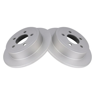 TRQ® - Plain Rear Disc Brake Rotors
