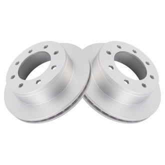 TRQ® - Plain Vented Rear Disc Brake Rotors