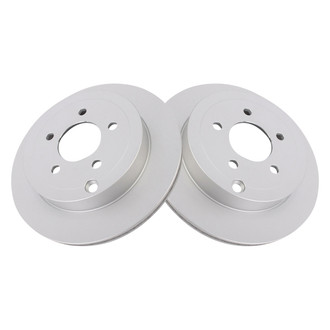 TRQ® - Plain Rear Disc Brake Rotors