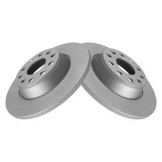 TRQ® - Plain Rear Disc Brake Rotors