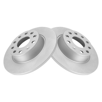 TRQ® - Plain Rear Disc Brake Rotors
