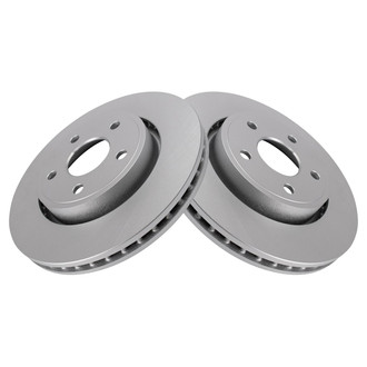 TRQ® - Plain Vented Front Disc Brake Rotors