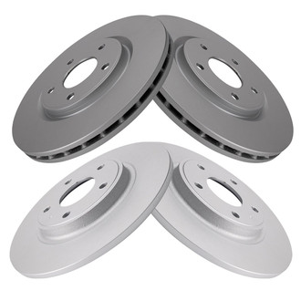 TRQ® - Plain Disc Brake Rotors