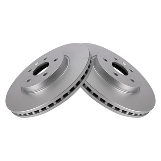 TRQ® - Plain Front Disc Brake Rotors