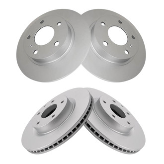 TRQ® - Front and Rear Disc Brake Rotors