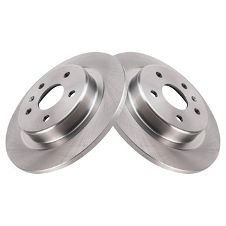 TRQ® - Solid Rear Disc Brake Rotors