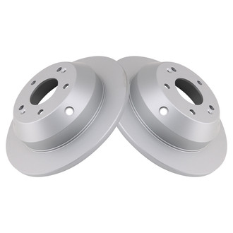 TRQ® - Solid Rear Disc Brake Rotors