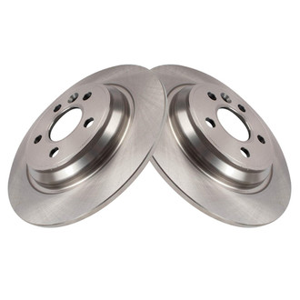 TRQ® - Solid Rear Disc Brake Rotors
