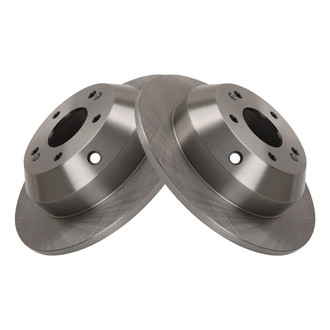 TRQ® - Solid Rear Disc Brake Rotors