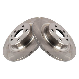 TRQ® - Solid Rear Disc Brake Rotors