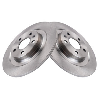 TRQ® - Solid Rear Disc Brake Rotors