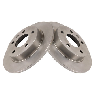 TRQ® - Solid Rear Disc Brake Rotors
