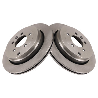 TRQ® - Vented Rear Disc Brake Rotors
