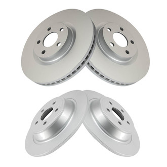 TRQ® - Front and Rear Disc Brake Rotors