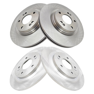 TRQ® - Front and Rear Disc Brake Rotors
