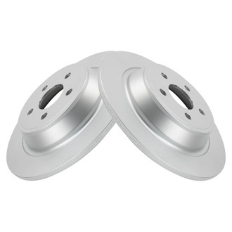 TRQ® - Solid Rear Disc Brake Rotors