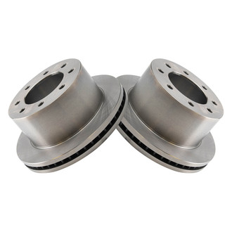 TRQ® - Plain Vented Rear Disc Brake Rotors