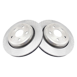 TRQ® - Plain Vented Rear Disc Brake Rotors