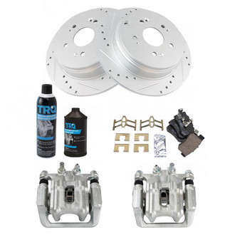 TRQ® - Performance Ceramic Rear Brake Kit