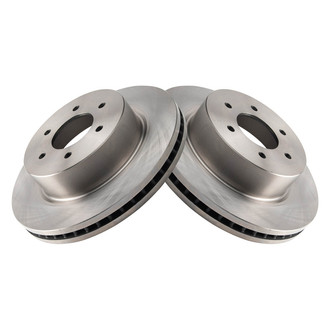 TRQ® - Plain Vented Front Disc Brake Rotors