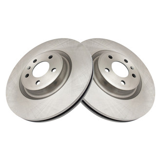 TRQ® - Plain Vented Front Disc Brake Rotors