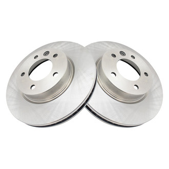 TRQ® - Plain Vented Front Disc Brake Rotors