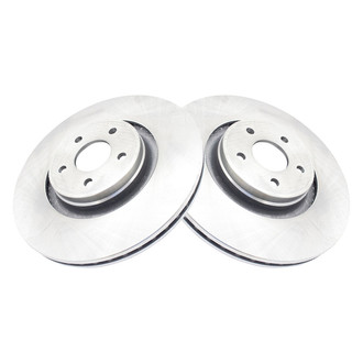TRQ® - Plain Vented Front Disc Brake Rotors