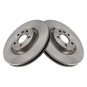 TRQ® - Plain Vented Front Disc Brake Rotors
