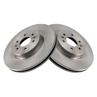 TRQ® - Plain Vented Front Disc Brake Rotors