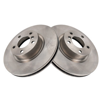TRQ® - Plain Vented Front Disc Brake Rotors