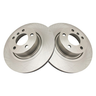 TRQ® - Plain Vented Rear Disc Brake Rotors