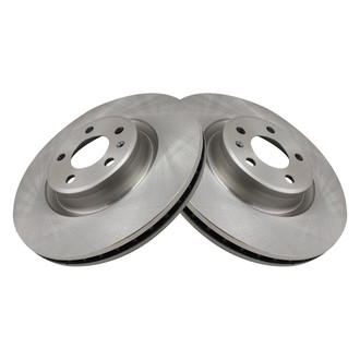 TRQ® - Plain Vented Front Disc Brake Rotors