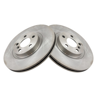 TRQ® - Plain Vented Front Disc Brake Rotors
