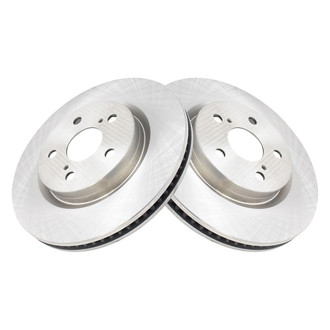 TRQ® - Plain Vented Front Disc Brake Rotors